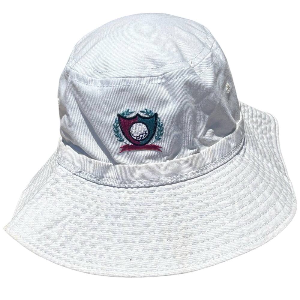 White Golf Country Gentleman Bucket Hat
